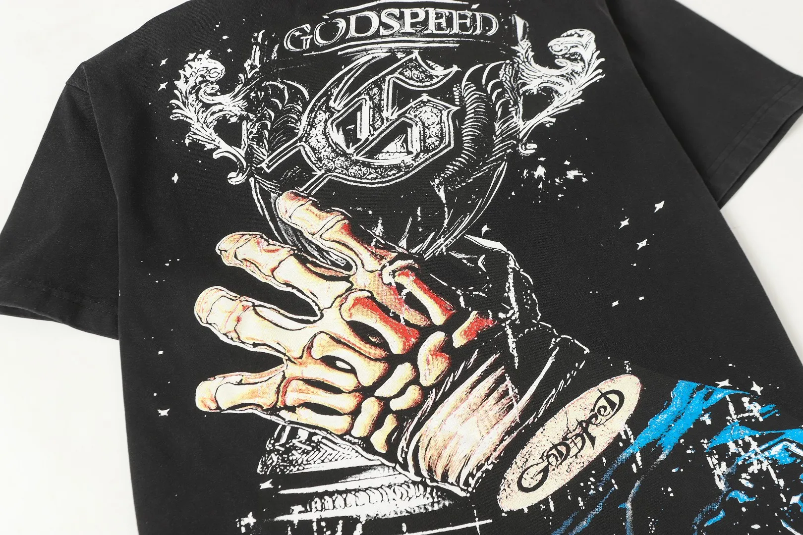 6342# Black I P63 In Stock （new） Godspeed Retro T （fabric）：32 250 Sizes（size）：S-M-L-XL （colour）： Black